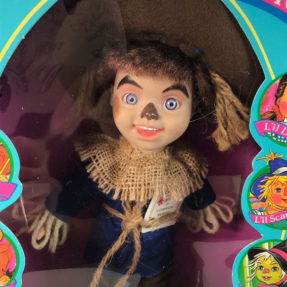 Vintage Wizard of Oz Toddlers Lil Scarecrow Doll Toy (#8861) Collectors Edition - Picture 2 of 6